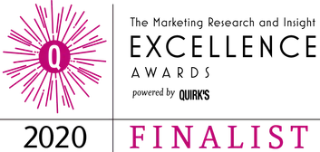 Quirk's Marketing Research and Insight Excellence Award finalist 2020