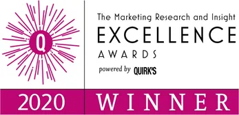 Quirk's Marketing Research and Insight Excellence Award winner 2020